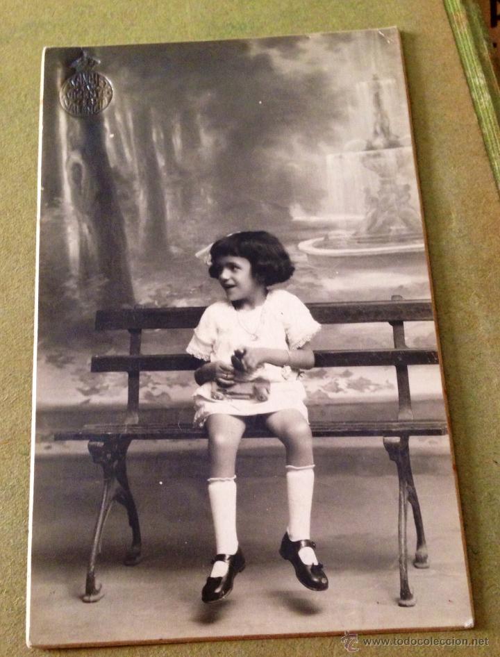 Fotografia antica: ANTIGUO RETRATO NI&Ntilde;A SENTADA A&Ntilde;OS 20