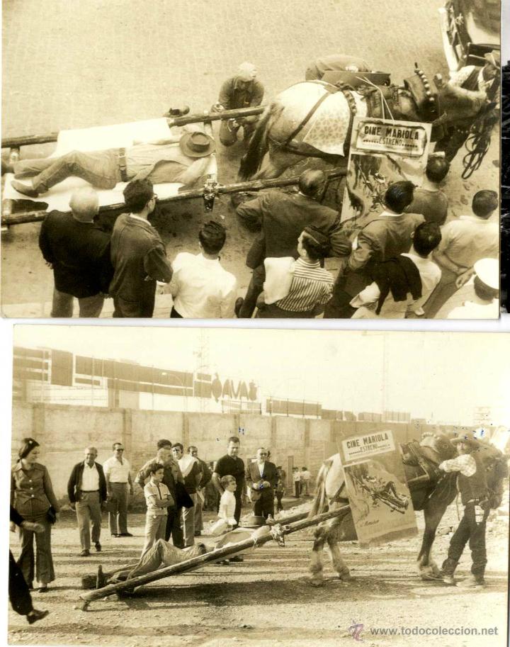 Fotografia antiga: CARTAGENA A&Ntilde;OS SESENTA  FOTOGRAF&Iacute;A PUBLICITARIAS PEL&Iacute;CULAS 3 FOTOS