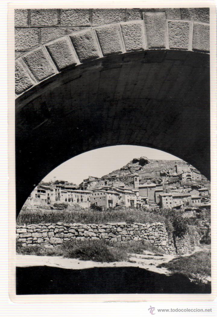 Alte Fotografie: foto postal de biosca  - vista parcial