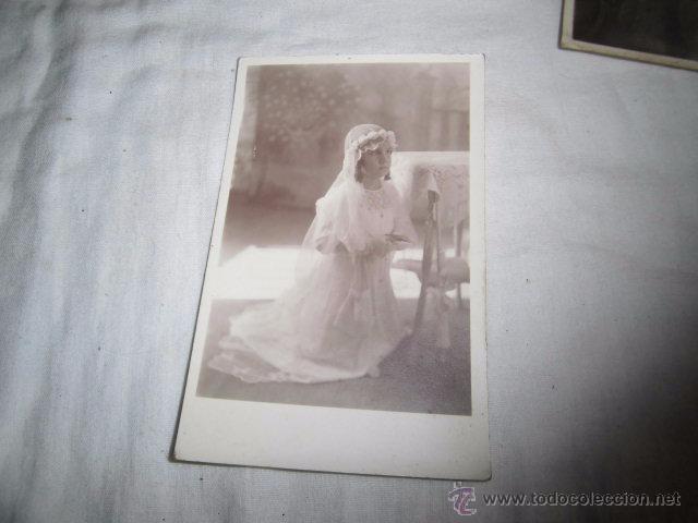 Antique Photography: FOTOGRAFIA NI&Ntilde;A VESTIDA DE COMUNION OTRA