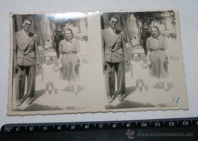 Fotograf&iacute;a antigua: BONITA FOTOGRAFIA ANTIGUA ESTEREOSCOPICA, SAN SEBASTIAN 1941 PONE DETRAS
