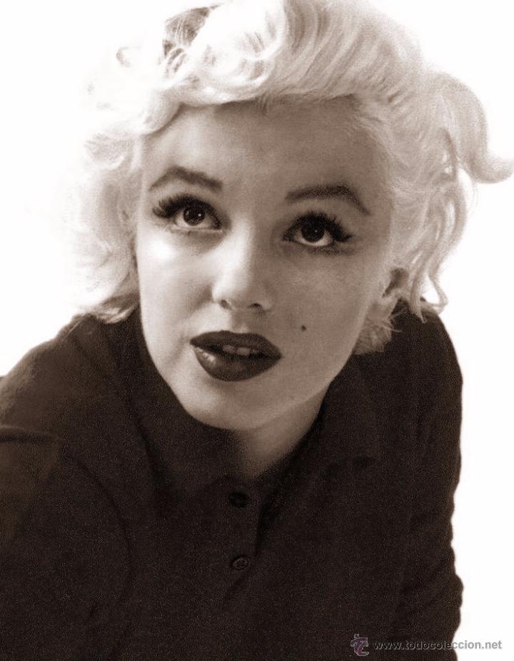 Fotograf&iacute;a antigua: Phothography GRAN FORMATO 20x27 cm. - MARILYN MONROE Reproducci&oacute;n