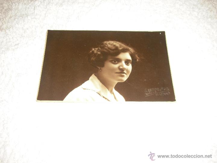 Alte Fotografie: ANTIGUA FOTO SE&Ntilde;ORA. FOTO ESTAP&Eacute; MATARO