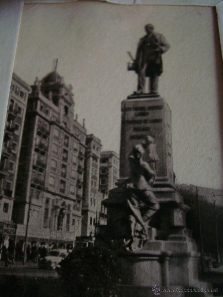 Alte Fotografie: ANTIGUAS FOTOS POSTALES EN 2 D, DE MALAGA, PLAZA GENERAL QUEIPO DE LLANO, EXCLUSIVAS FOTO STUDIO ALA