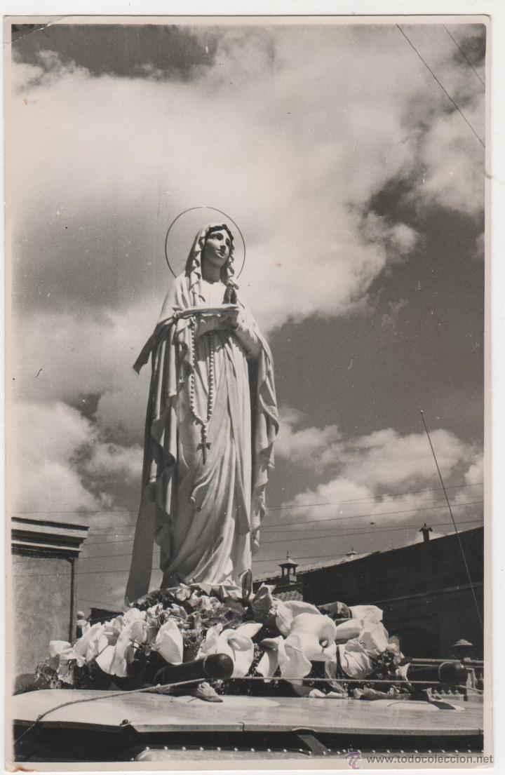 Fotograf&iacute;a antigua: fotografia foto de la peregrinacion de la virgen de lourdes, lurdes manresa fotografia francitorra