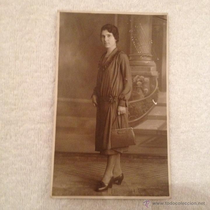 Fotografia antica: ANTIGUA FOTO DE MUJER . FOTOGRAFIA VICENTE CRESPO , 1928