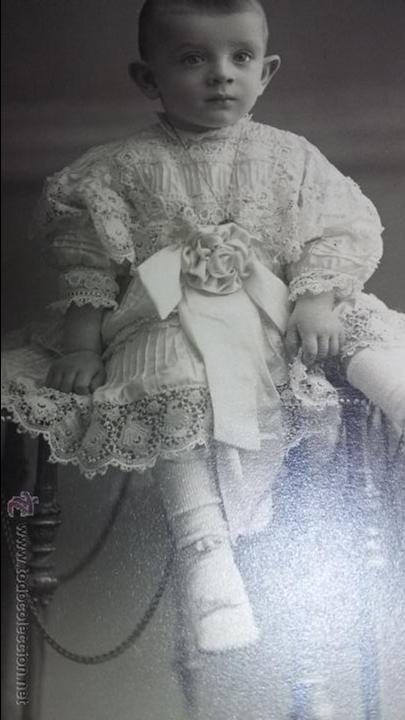 Fotografia antiga: TARJETA POSTAL RETRATO DE NI&Ntilde;O SENTADO . UNION POSTAL UNIVERSAL. NO CIRCULADA