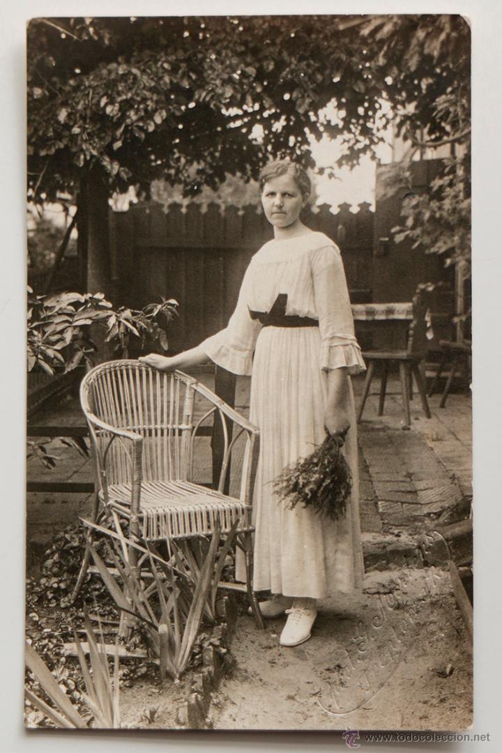 Alte Fotografie: Frieda. Photo G. Mertens 1920