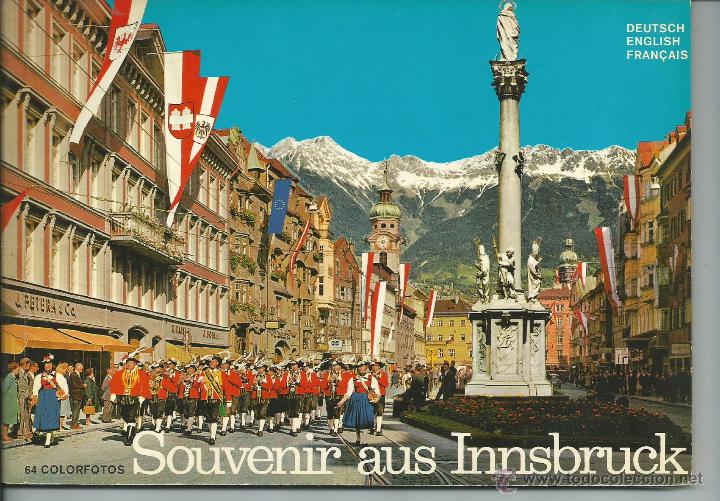 Alte Fotografie: SOUVENIR FOTOS DE INNSBRUCK AUSTRIA TIROL FOTOS POSTAL VINTAGE A&Ntilde;OS 70 TODO COLOR