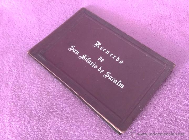 Fotograf&iacute;a antigua: RECUERDO DE SAN HILARIO DE SACALM, J. E. PUIG 1887