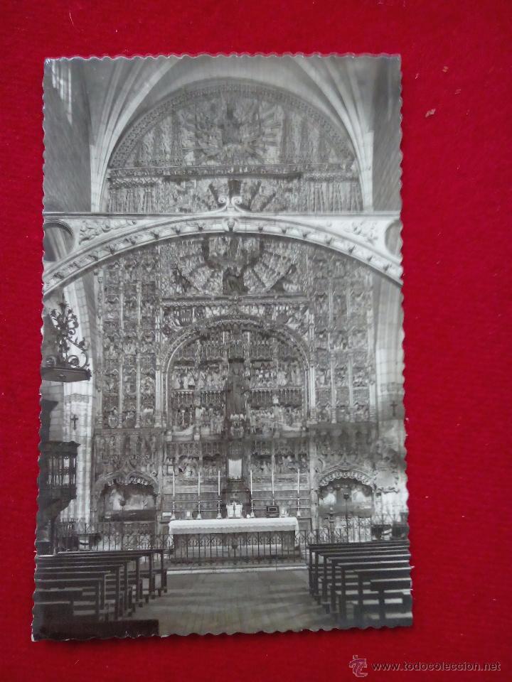 Antique Photography: BONITA FOTOGRAF&Iacute;A-TARJETA POSTAL. BURGOS-RETABLO DE SAN NICOLAS. N&ordm; 63. EDC GARRABELLA. SIN USO