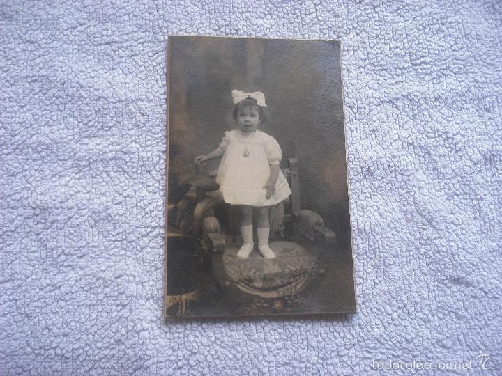 Fotografia antica: ANTIGUA FOTO DE BEBE . FOTOGRAFO J. GARCIA PRATS