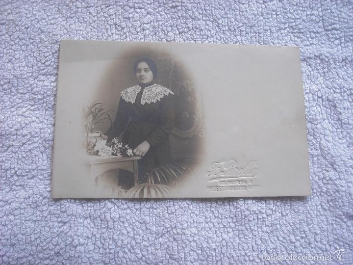 Antique Photography: ANTIGUA FOTO DE MUJER . FOTOGRAFO F. PERELLO