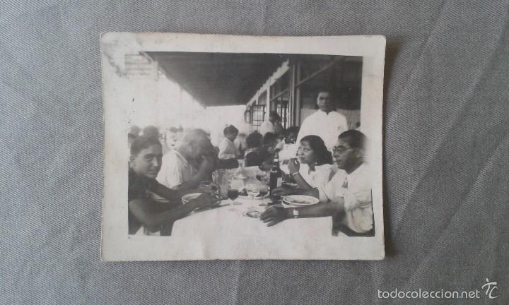 Fotograf&iacute;a antigua: Fotograf&iacute;a antigua, comida en restaurante--Alicante ( Espa&ntilde;a ), a&ntilde;os 30