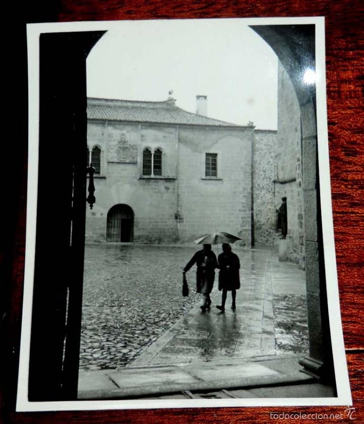 Alte Fotografie: FOTOGRAFIA DE CACERES, MIDE 11,7 X 8,6 CMS. UN POCO MAS PEQUE&Ntilde;A QUE UNA POSTAL.