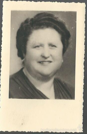 Fotografia antica: POSTAL FOTOGRAFICA ANTIGUA - DE UNA DAMA   ESCRITA -MERCEDES PEEZ CRESPO