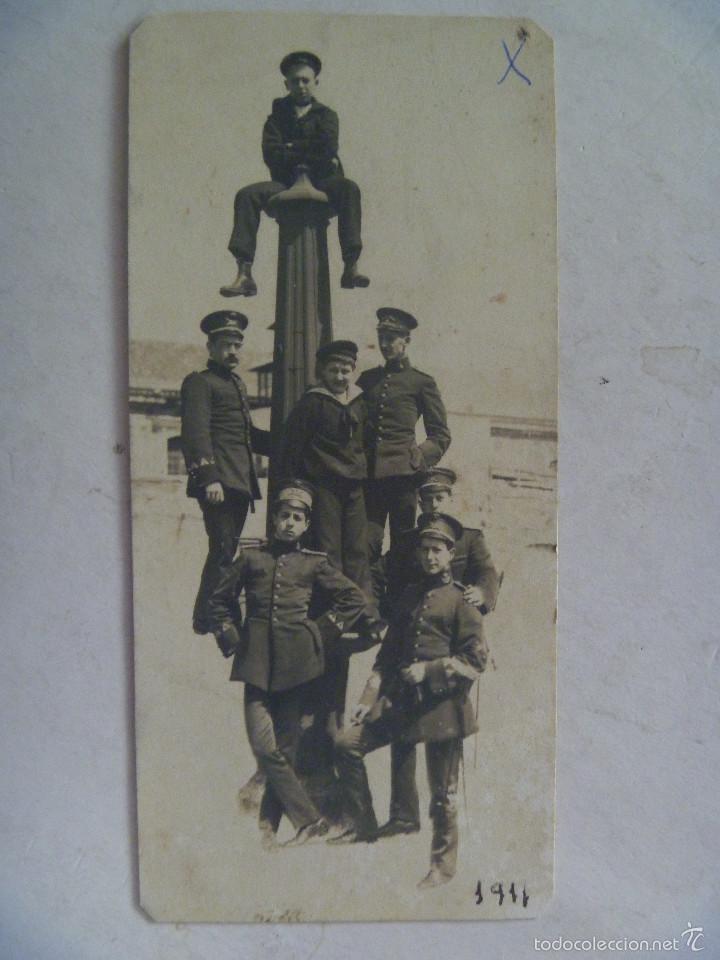 Antique Photography: CADETES DE INFANTERIA DE LA ACADEMIA GENERAL Y NI&Ntilde;OS VESTIDOS DE MARINERO, 1911