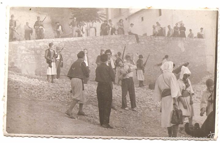 Antique Photography: Moros y Cristianos. Postal fotogr&aacute;fica. Zona de Alicante