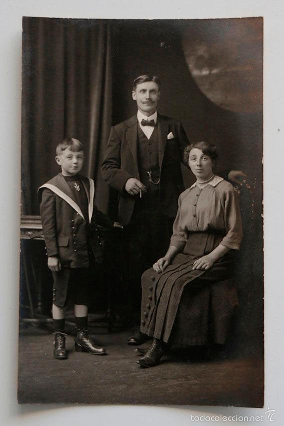 Alte Fotografie: Retrato de familia hacia 1900