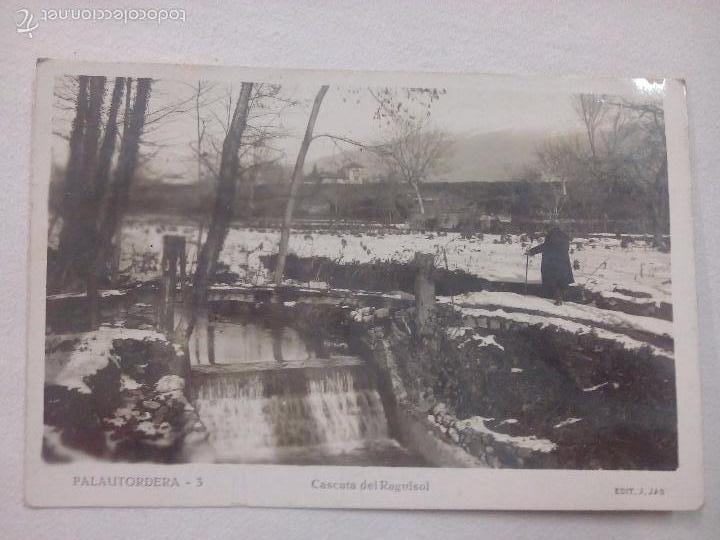 Antique Photography: BONITA FOTO TARJETA POSTAL. PALAUTORDERA-CASCATA DEL RAGUISOL. N&ordm; 3. EDTJ JAS. CIRCULADA
