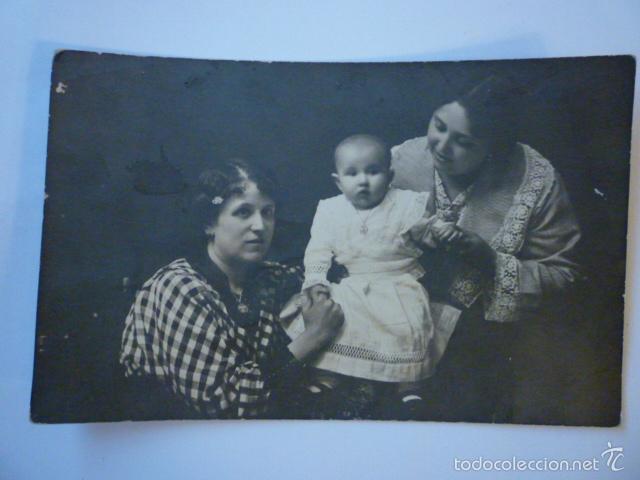 Fotografia antiga: ANTIGUA FOTO POSTAL FAMILIAR. SIN ESCRIBIR.