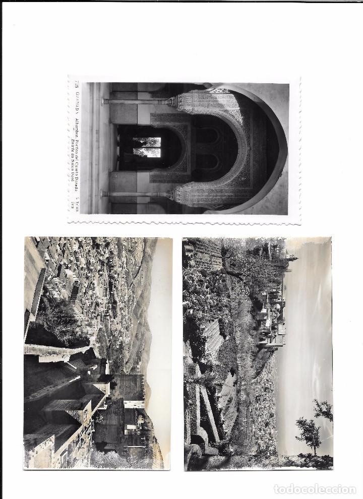 Fotograf&iacute;a antigua: POSTALES GRANADA B/N - Foto 2