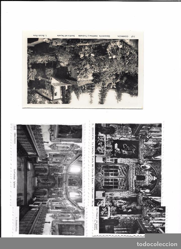Fotograf&iacute;a antigua: POSTALES GRANADA B/N - Foto 4