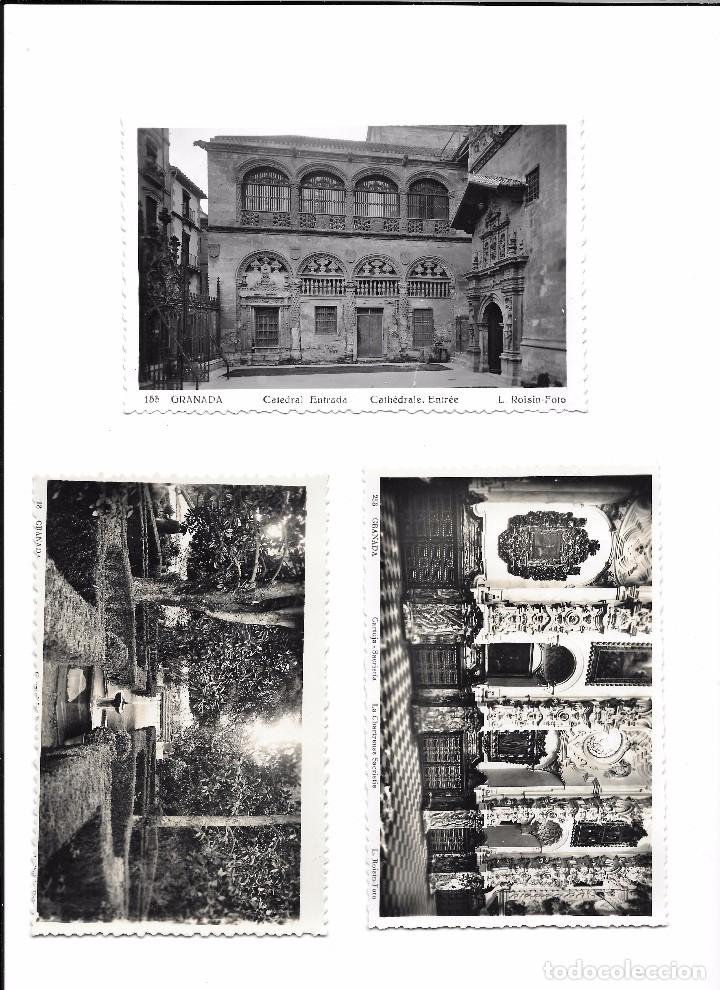 Fotograf&iacute;a antigua: POSTALES GRANADA B/N - Foto 5