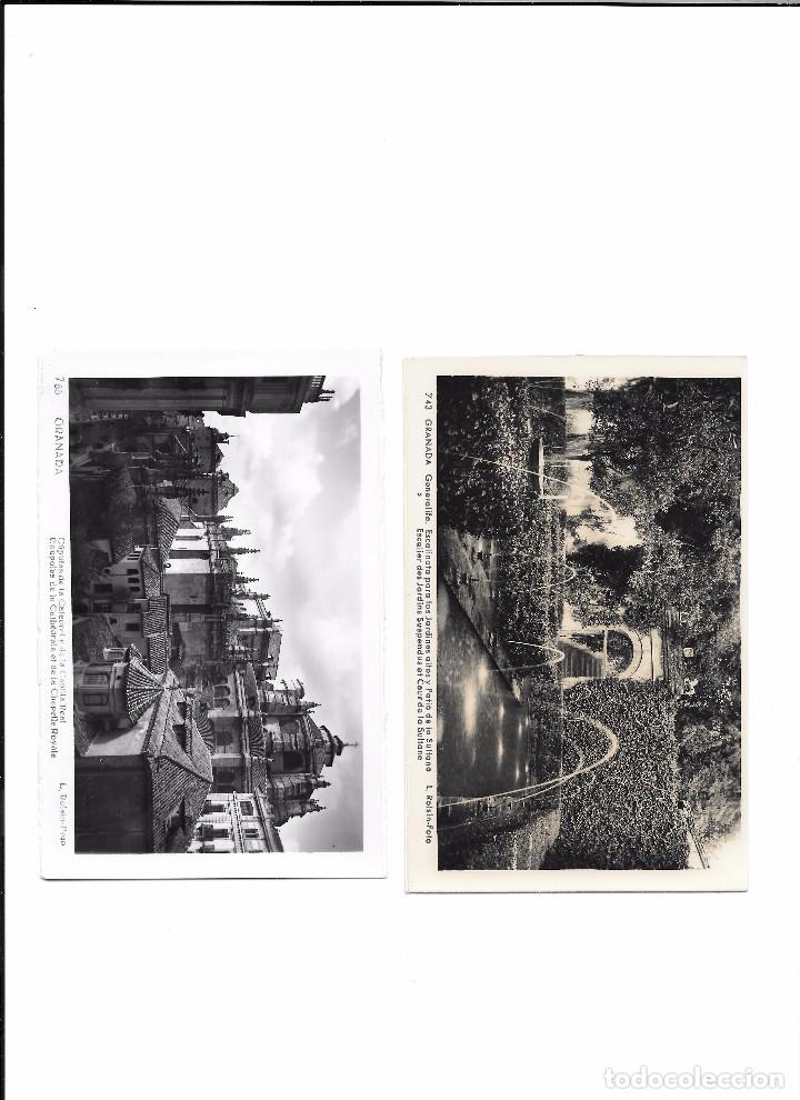 Fotograf&iacute;a antigua: POSTALES GRANADA B/N - Foto 7