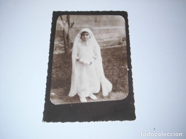 Antique Photography: ANTIGUA FOTOGRAFIA DE NI&Ntilde;A VESTIDA DE COMUNION