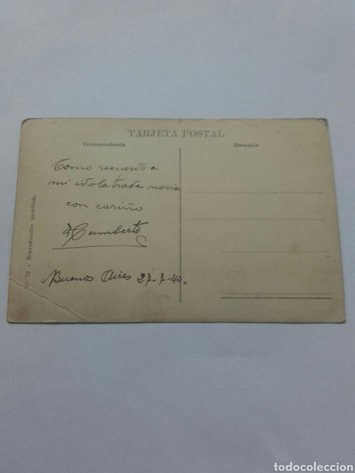 Fotograf&iacute;a antigua: Fotografia edificio de Argentina, targeta postal - Foto 2