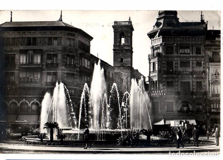 1960 Valencia Plaza De La Reina Buy Old Postcard Photographs