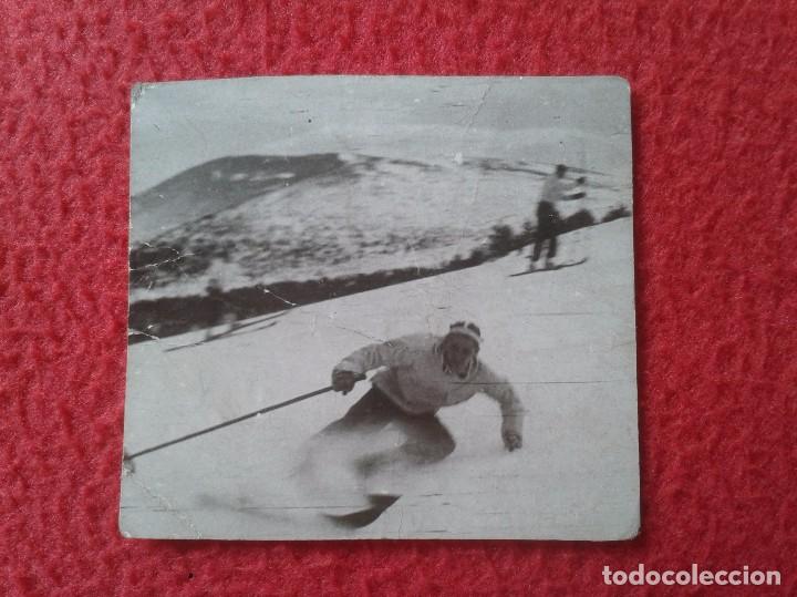 Fotografia antica: RECORTE POSTAL POST CARD FOTOGR&Aacute;FICA FOTO O SIMIL ESQUIADORES ESQUIADOR EN MONTA&Ntilde;A NEVADA NIEVE SKI