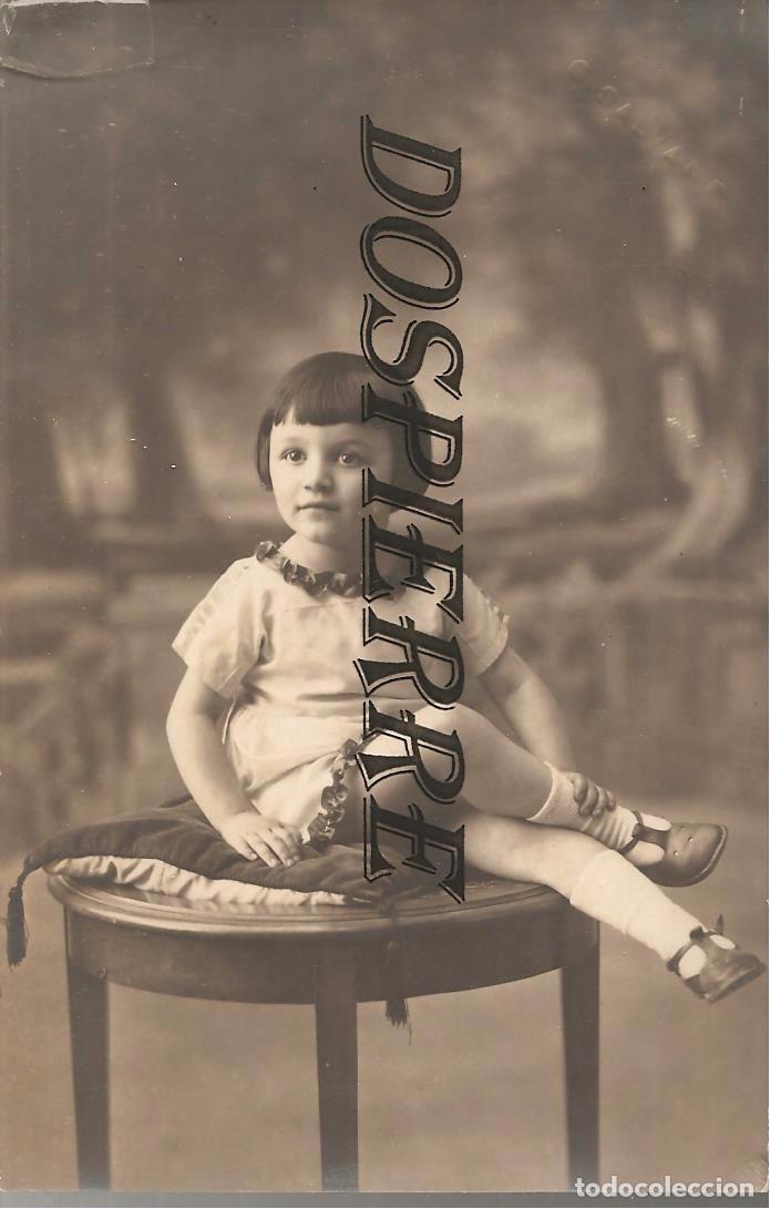 Fotograf&iacute;a antigua: FOTO-POSTAL ANTIGUA, PRECIOSA NI&Ntilde;A, 9X14
