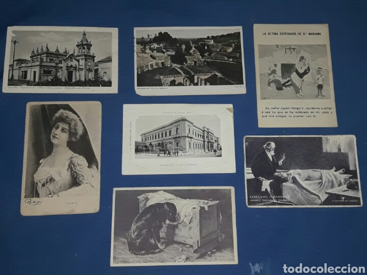 Alte Fotografie: LOTE 7 ANTIGUAS POSTALES