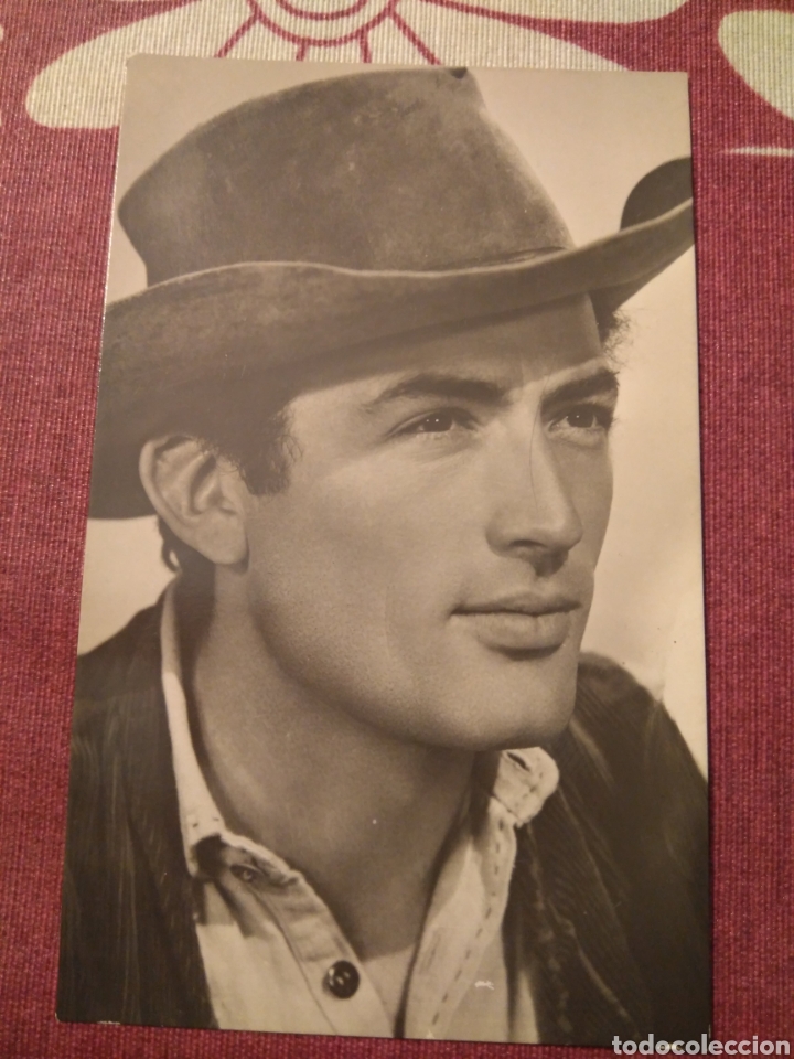 Fotograf&iacute;a antigua: Foto postal archivo Bermejo Gregory Peck