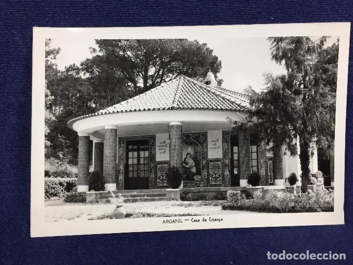 Alte Fotografie: tarjeta postal arganil villa portuguesa casa de crianza blanco negro