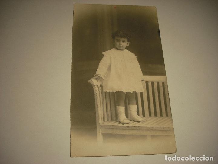 Alte Fotografie: ANTIGUA FOTO DE NI&Ntilde;A PEQUE&Ntilde;A . FOTO BARO .