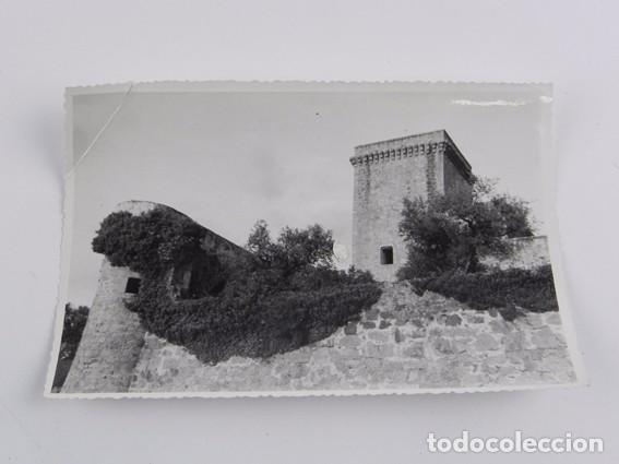 Alte Fotografie: FOTOGRAFIA DEL CASTILLO DE JARANDILLA DE LA VERA, CACERES, MIDE 18 X 11,5 CMS. ESQUINA IZQUIERDA PEG