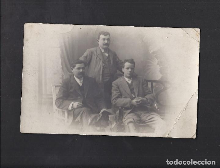 Fotograf&iacute;a antigua: Fotograf&iacute;a antigua. Tarjeta Postal. Se&ntilde;ores