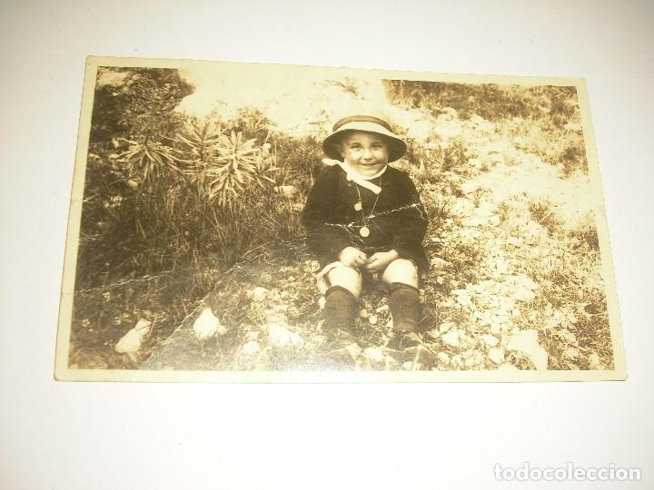 Fotografia antiga: BONITA FOTO DE NI&Ntilde;O PEQUE&Ntilde;O 1917 .