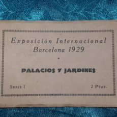 Fotografía antigua: LIBRITO DE POSTALES COMPLETO DE LA EXPOSICION INTERNACIONAL DE BARCELONA. 1929. Lote 111605786