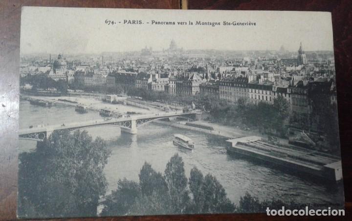 Alte Fotografie: POSTAL DE PARIS - CON PUBLICIDAD