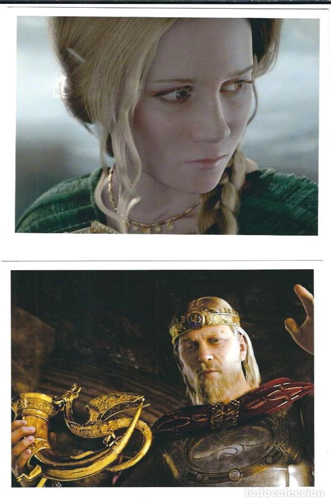 Alte Fotografie: J20- LOTE DE 11 DE POSTAL-FOTOGRAFICAS DE LA PELICULA - BEOWULF - DE LA WARNER BROS a&ntilde;o 2008