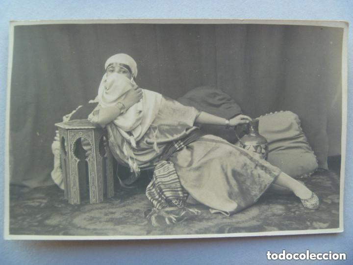 Fotograf&iacute;a antigua: BONITA FOTO DE ESTUDIO DE SE&Ntilde;ORITA DISFRAZADA DE MORA U ODALISCA . PRINCIPIOS DE SIGLO
