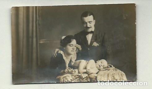 Fotografia antiga: Antigua fotograf&iacute;a beb&eacute;