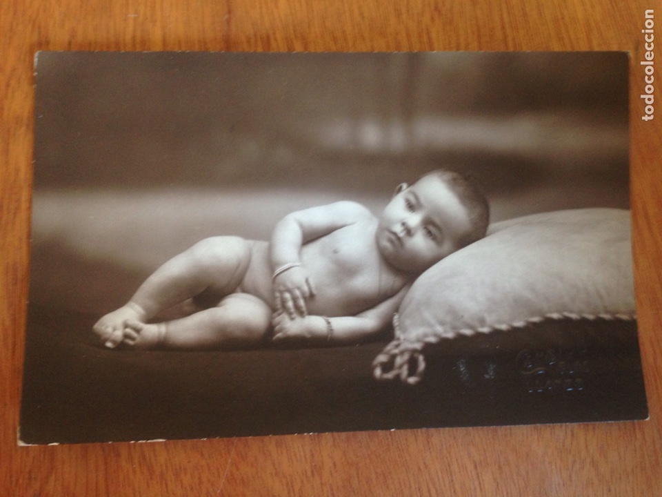 Carte Postale Bebe Reposando En Almohada Buy Old Postcard Photographs At Todocoleccion