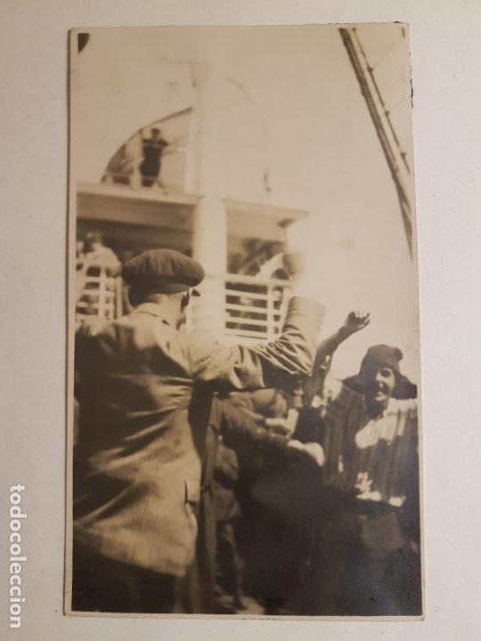 Fotografia antiga: RETRATO HOMBRE CON BOINA CALLE