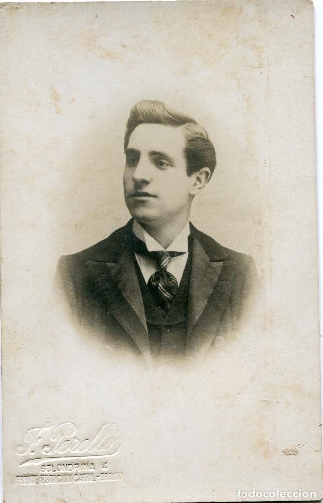 Alte Fotografie: Fotografia antigua siglo XIX. Fot&oacute;grafo F. Perell&oacute; de Barcelona