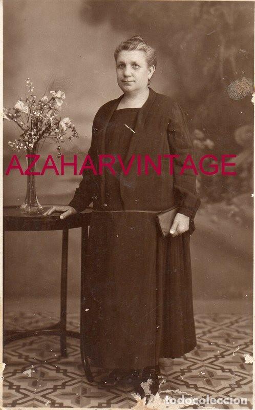 Fotograf&iacute;a antigua: MALAGA, A&Ntilde;OS 20, FOTOGRAFIA DE UNA DAMA, FOT.J.MARTIN